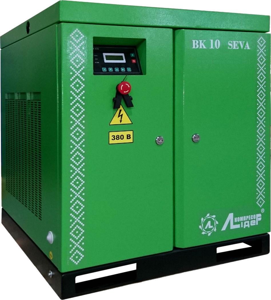 Винтовой компрессор Лидер ВК SEVA 10 HS 1400 л/мин 7,5 кВт зимний запуск
