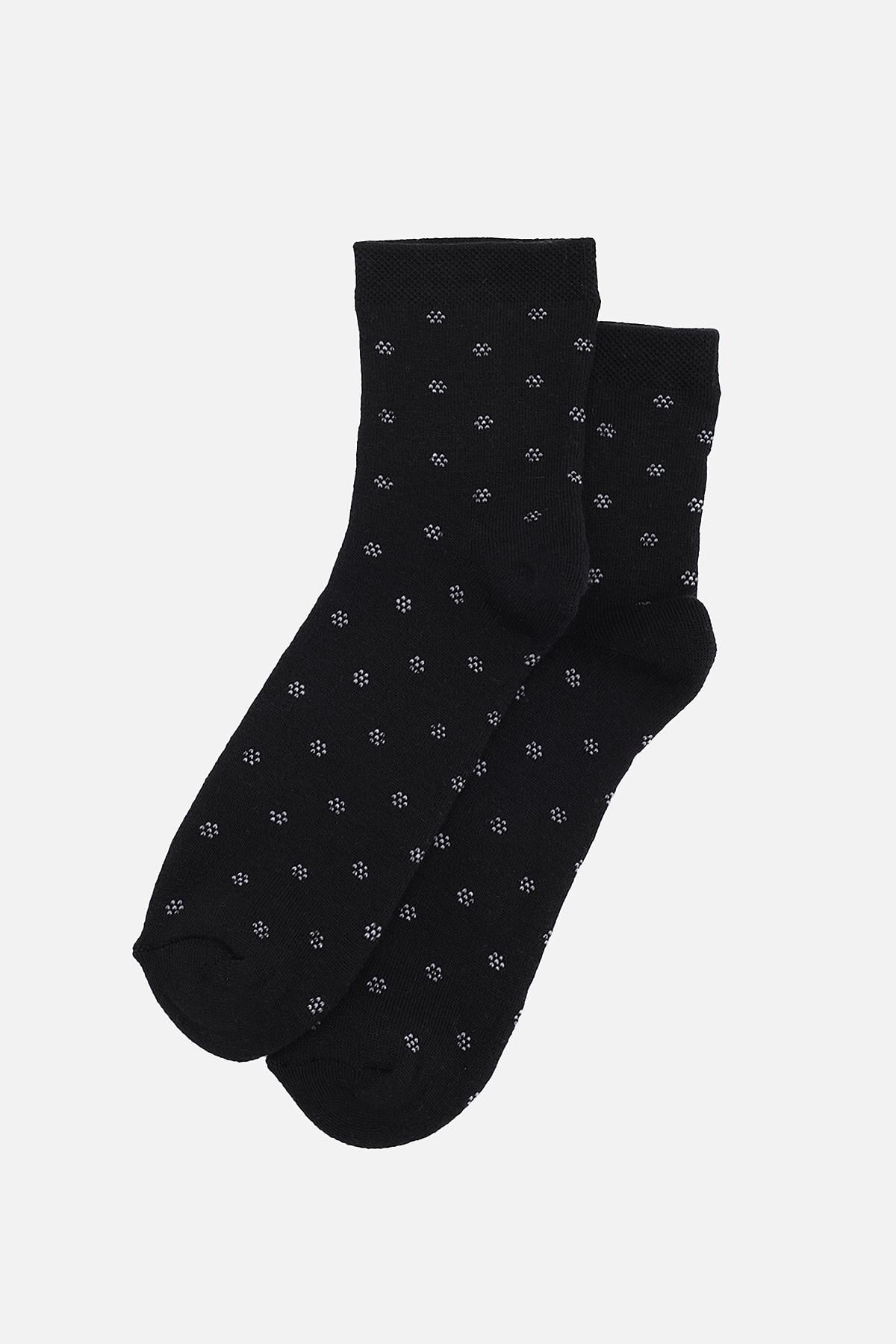 Носки средние женские ЦБ-00287327 р. 35-38 Черный (SKT001092246)