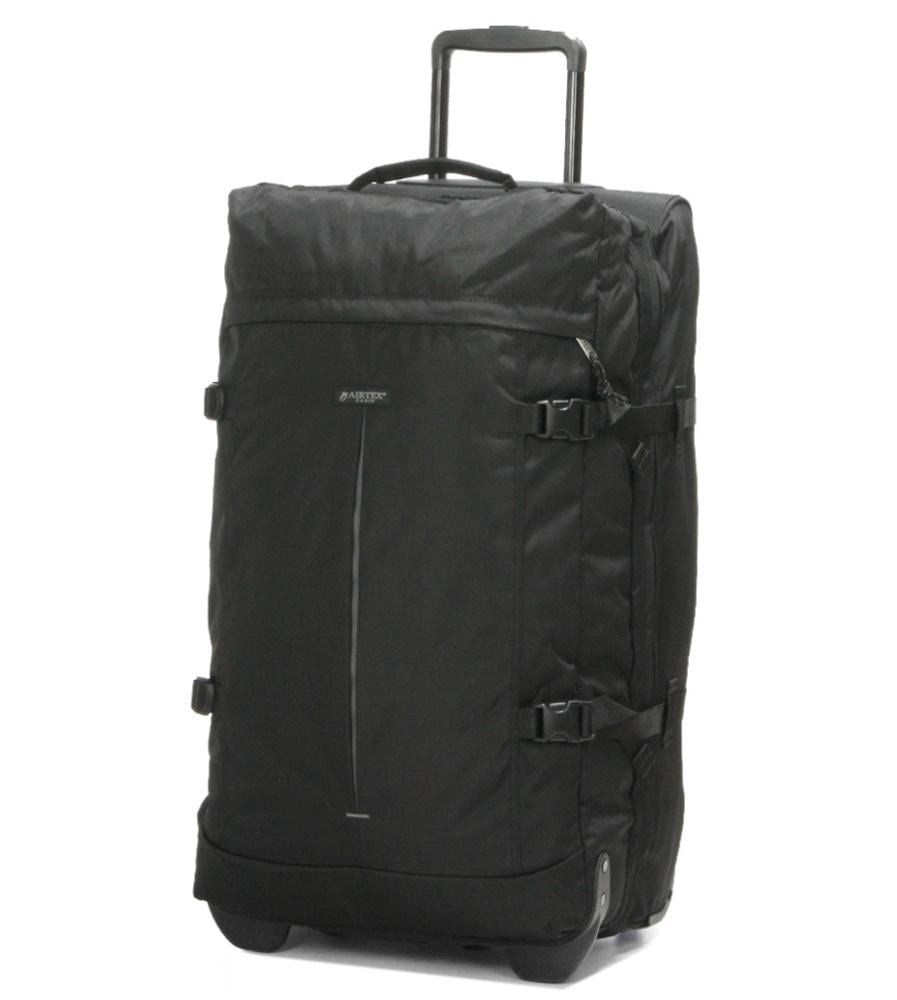 Сумка велика дорожня Airtex 827 на колесах L 98 л Чорний - фото 1 Сумка велика дорожня Airtex 827 на колесах L 98 л Чорний - фото 1