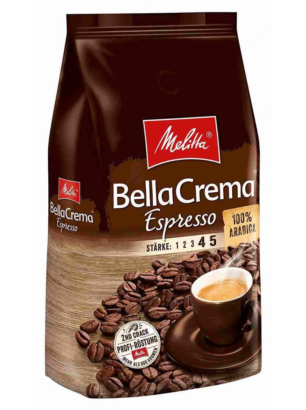 Кофе в зернах Melitta Bella Crema Espresso 1 кг - фото 2 Кофе в зернах Melitta Bella Crema Espresso 1 кг - фото 2