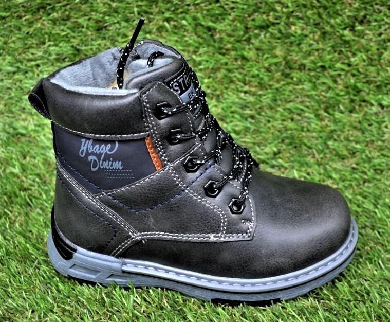 Ботинки детские зимние Jong Golf на овчине р. 31 Серый (11376539)