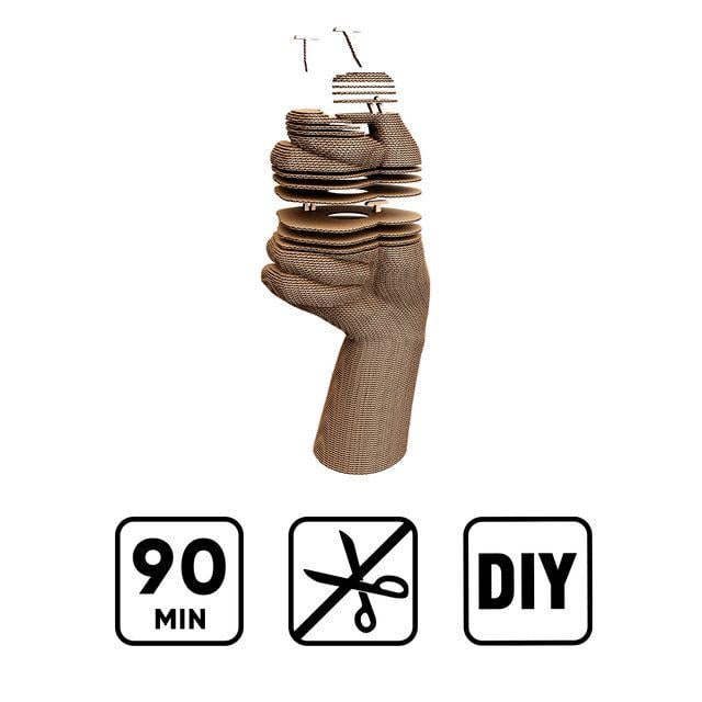 3D Пазл картонний Cartonic Hand vase (CARTVASEH) - фото 4