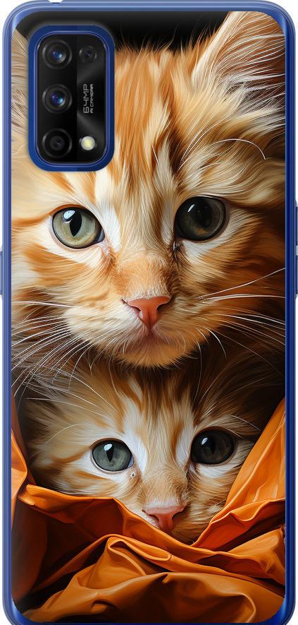 Чехол на Realme 7 Pro Котики 2 (5664u-2082-42517)
