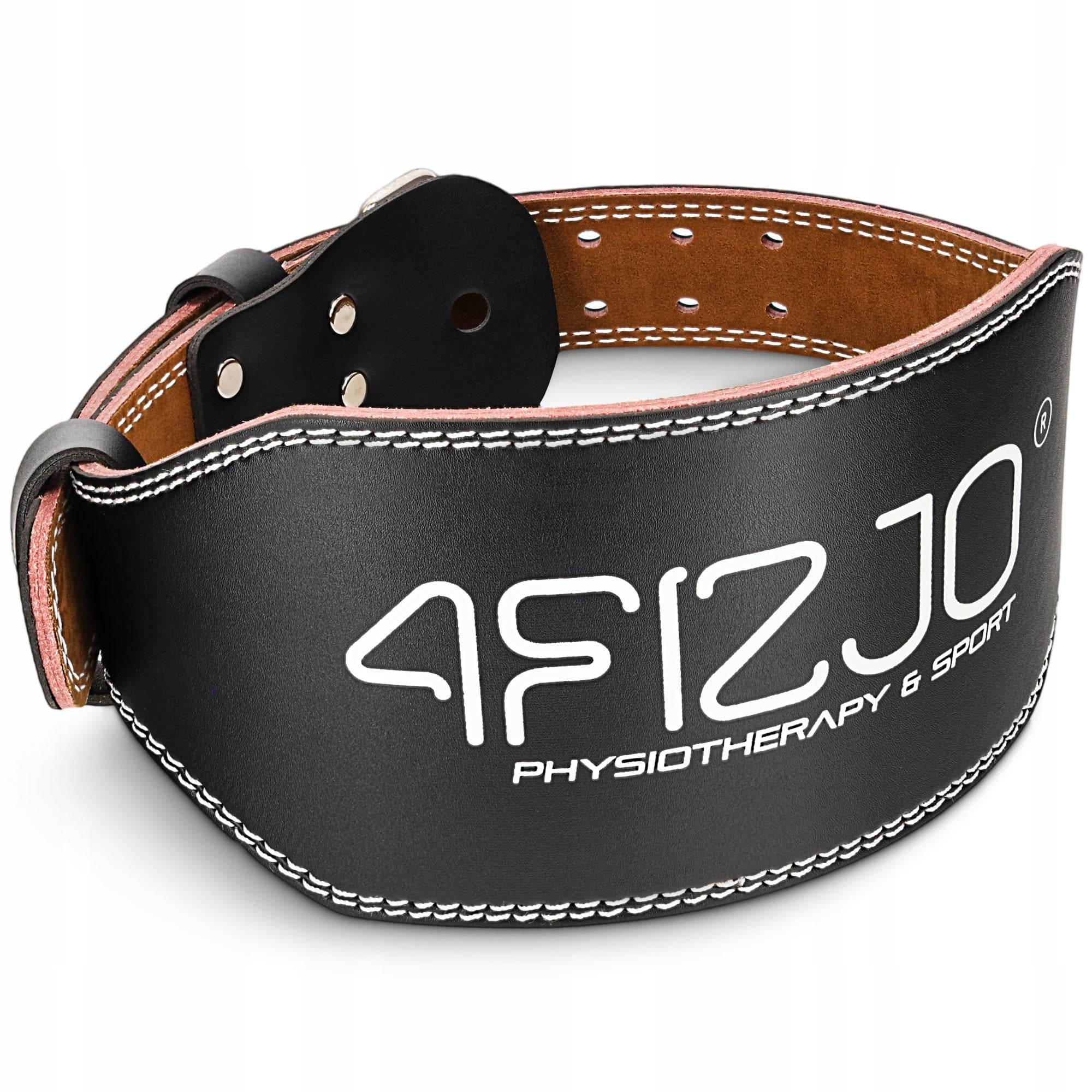 Пояс для тяжелой атлетики 4fizjo кожаный Size L Black (P-5905973404310)