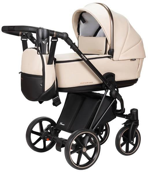 Коляска дитяча функціональна Angelini Enigma 2в1 Premium ECO Молочно-бежевий Коляска дитяча функціональна Angelini Enigma 2в1 Premium ECO Молочно-бежевий