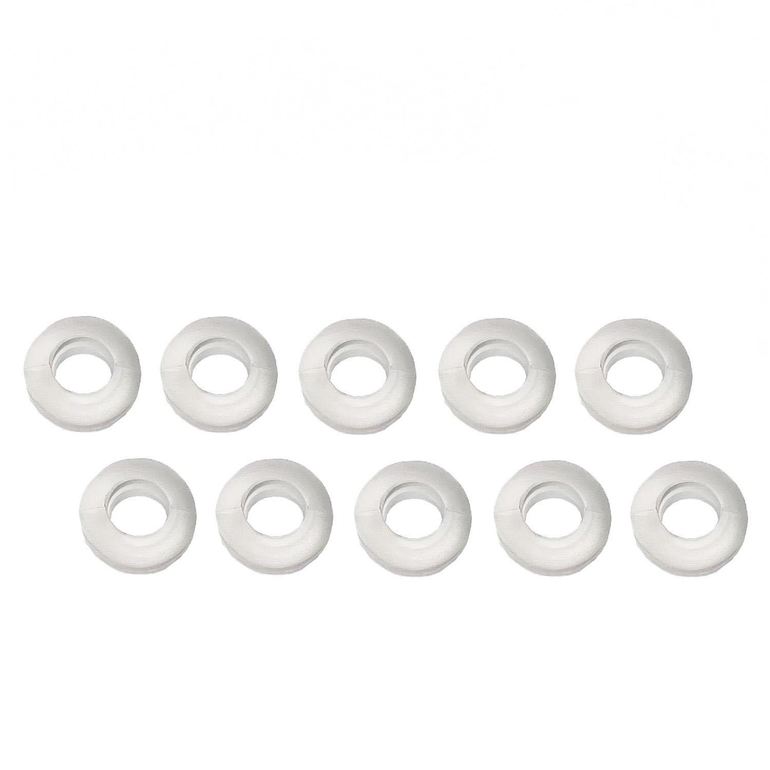 Набір гумових втулок 8 мм 50 шт. Прозорий (53402)