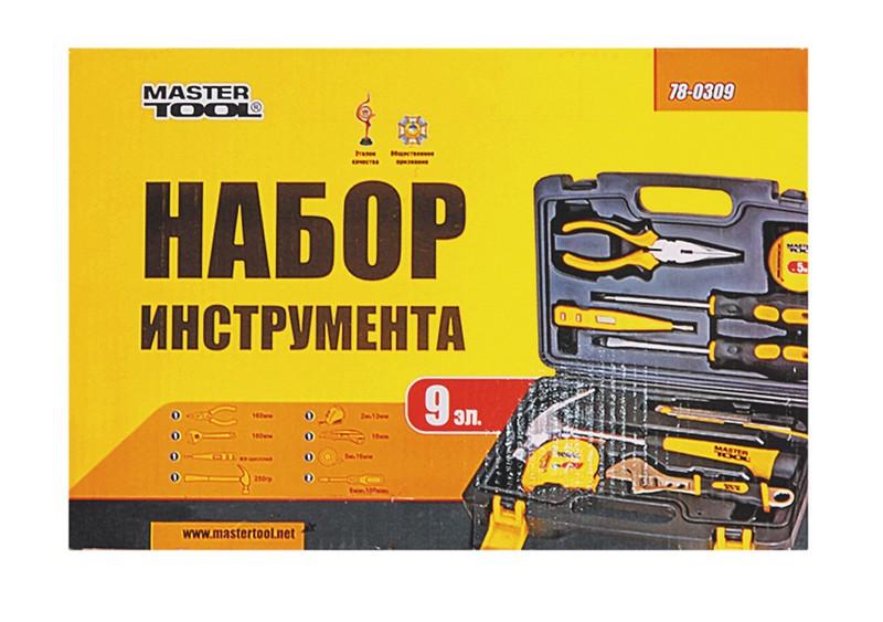 Набор инструментов MasterTool Хозяин 9 элементов (78-0309) - фото 2