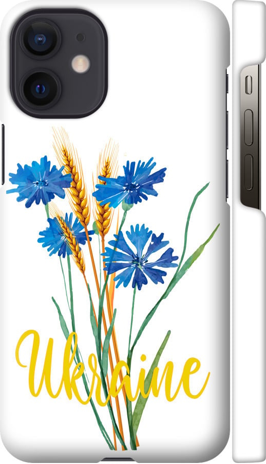 Чехол на iPhone 12 Mini Ukraine v2 (5445m-2071-42517)
