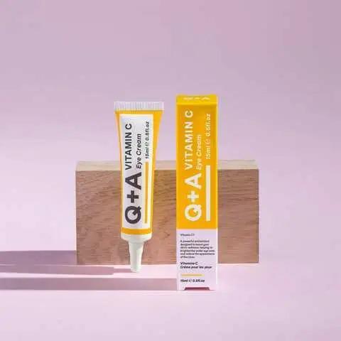 Крем для шкіри навколо очей живильний Q+A Vitamin C Eye Cream 15 мл (10249482) - фото 3