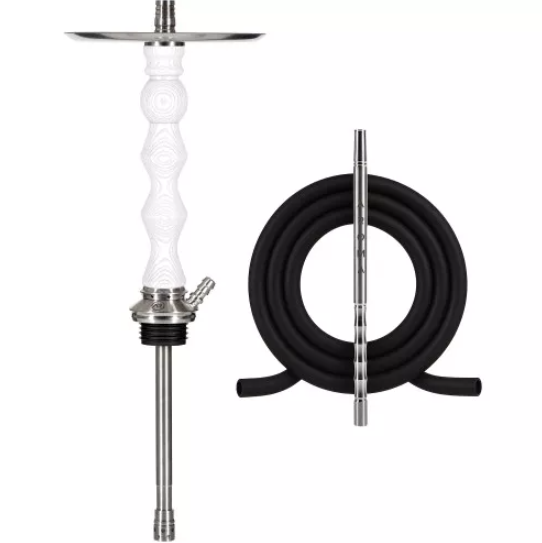Шахта AROMA Hookah Lima Steel White (23121)