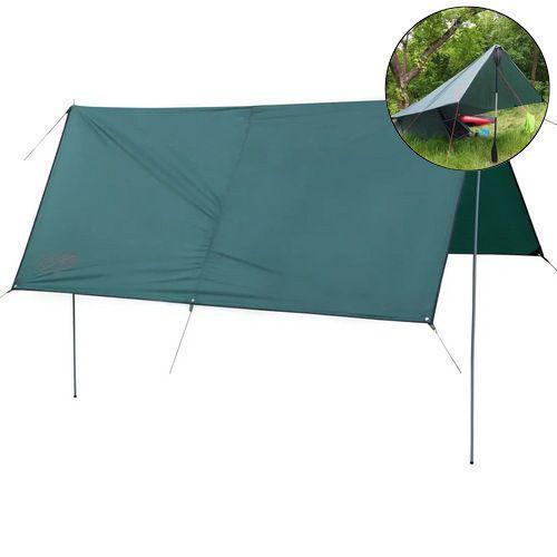 Туристический тент со стойками и оттяжками Tribe UTRT-104 3,0х3,0 м Зеленый - фото 2