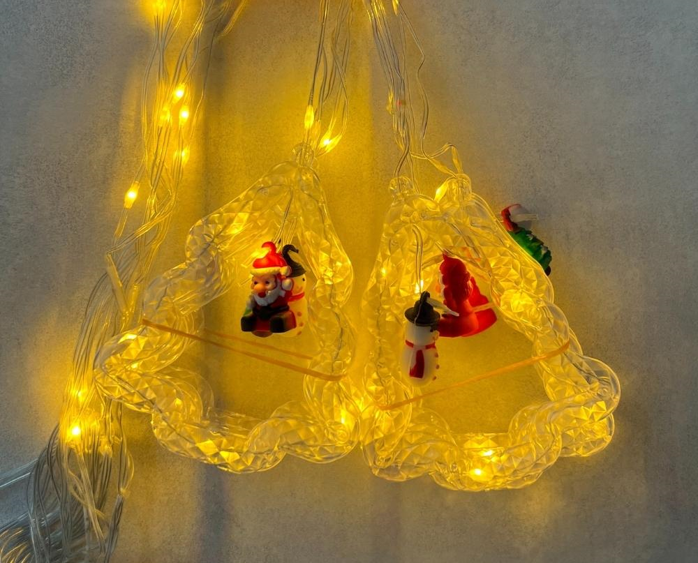 Гирлянда Снеговики 110 LED от сети 3 м Желтый (9133-029)