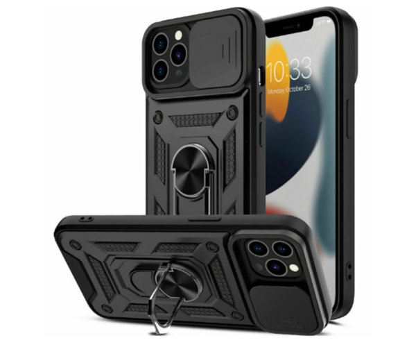 Чохол накладка Ricco Camera Sliding для Apple iPhone 12 Pro Max Чорний