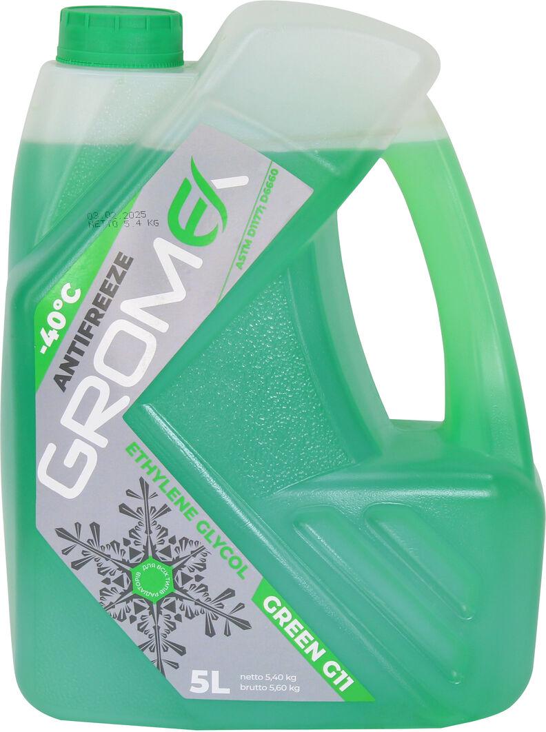 Антифриз Grom-Ex G11 від -40 до +110 5 л Green (0119140)