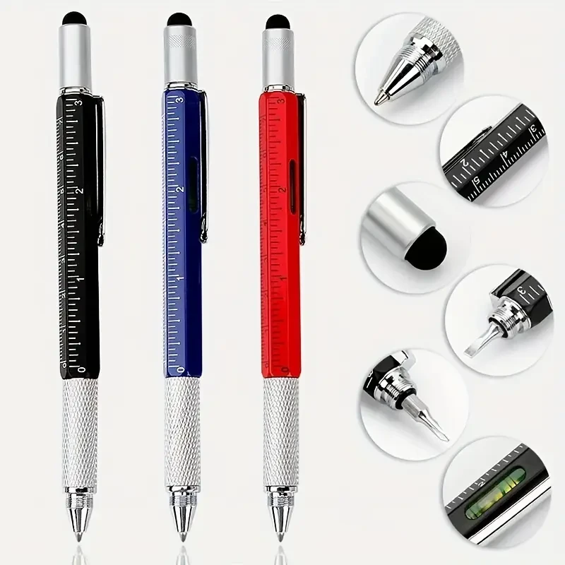 Мультитул-ручка 6в1 Синій (27764328) - фото 3 Мультитул-ручка 6в1 Синій (27764328) - фото 3