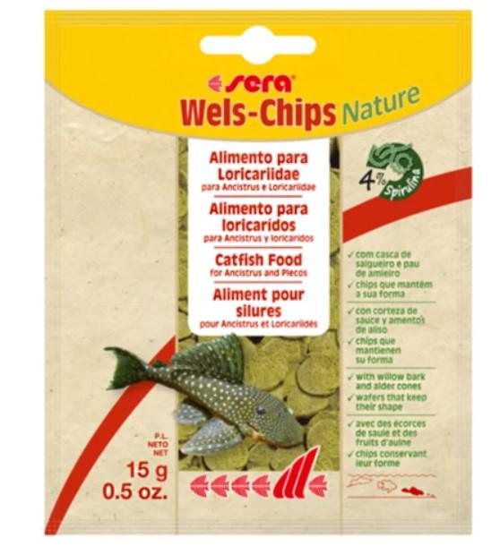 Корм для рыб Sera Catfish Chips Nature 15 г Корм для рыб Sera Catfish Chips Nature 15 г