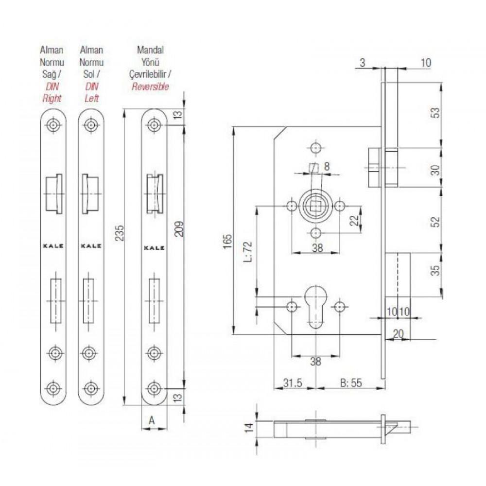 Замок 150 PZW никель 55 мм 72 мм (1-30124) - фото 2 Замок 150 PZW никель 55 мм 72 мм (1-30124) - фото 2