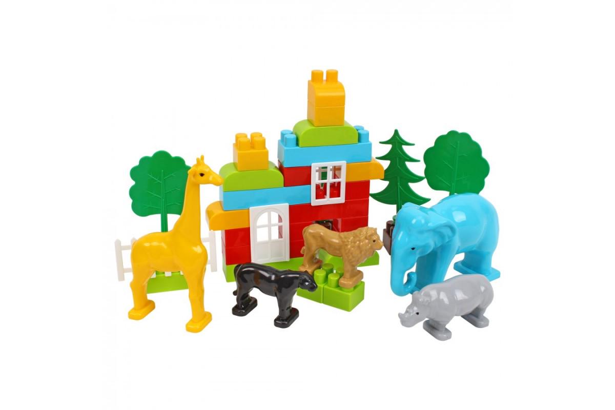 Конструктор Дикие животные ТехноК 40 деталей (0334)