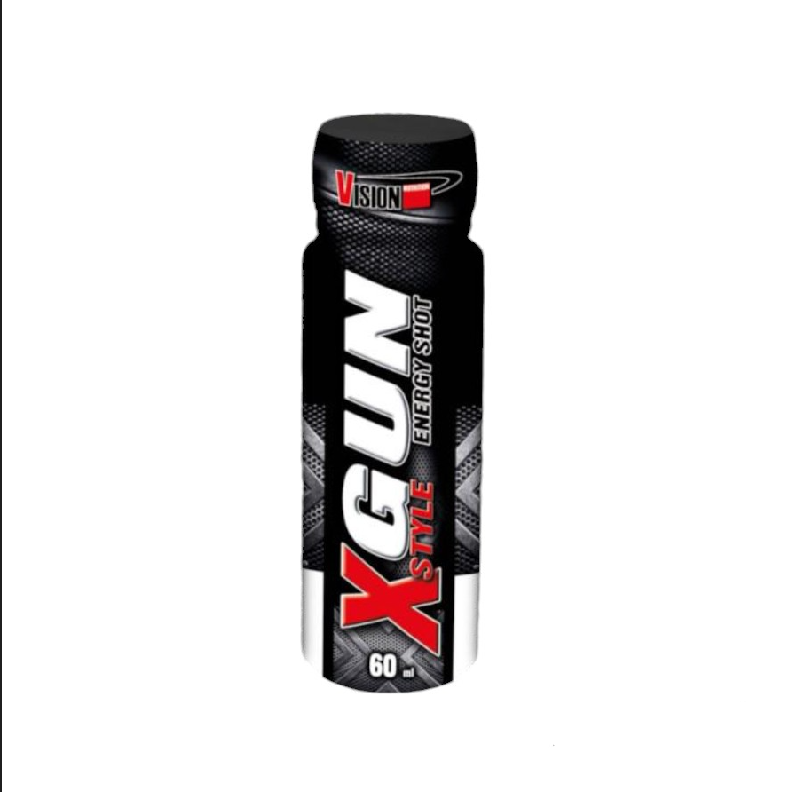 Предтренировочный комплекс Pump X-GUN Energy Shot 60 мл Red fruit