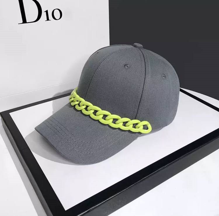 Кепка з ланцюжком 8436 Сірий (4417084) - фото 1 Кепка з ланцюжком 8436 Сірий (4417084) - фото 1