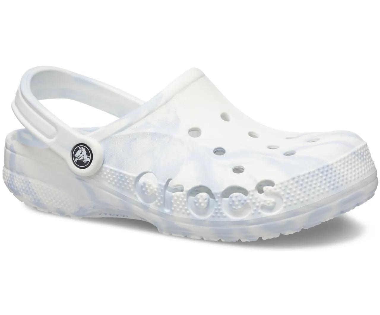 Сабо Crocs Baya Marbled Clog M5W7 р. 37/24 м White Multi (207464)