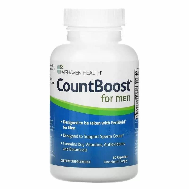 Комплекс Fairhaven Health CountBoost for Men для профілактики репродуктивної функии у чоловіків 60 Caps