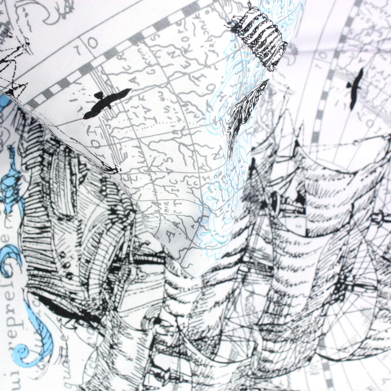 Пододеяльник З0046 145х210 см Белый/Голубой/Бежевый - фото 2 Пододеяльник З0046 145х210 см Белый/Голубой/Бежевый - фото 2