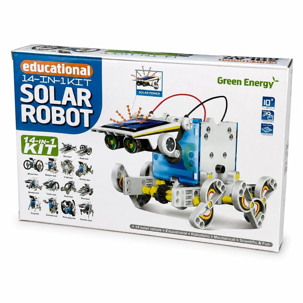Конструктор STEM Solar Robot 14в1 с солнечной панелью (M1167)