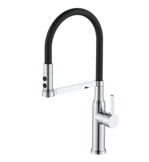 Смеситель для кухни MIXXUS Premium Pull 017 Refl Black (MI8277)