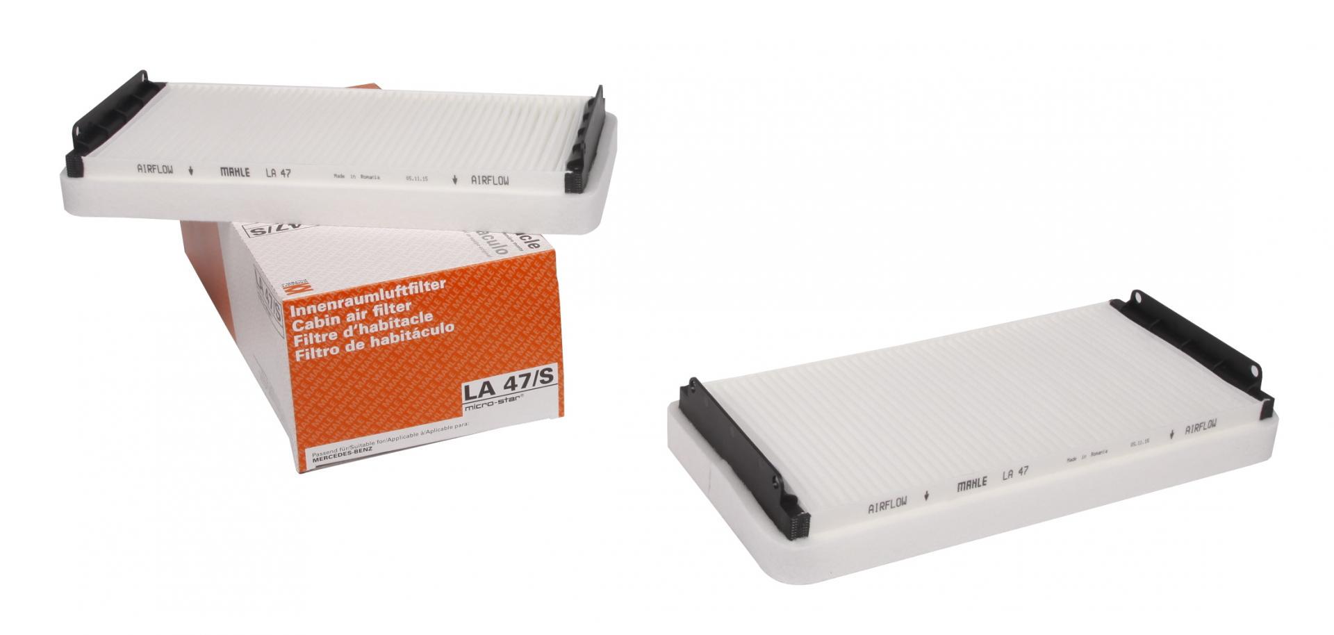 Фильтр салона KNECHT для MB E-class W210 2 шт. (LA 47/S)