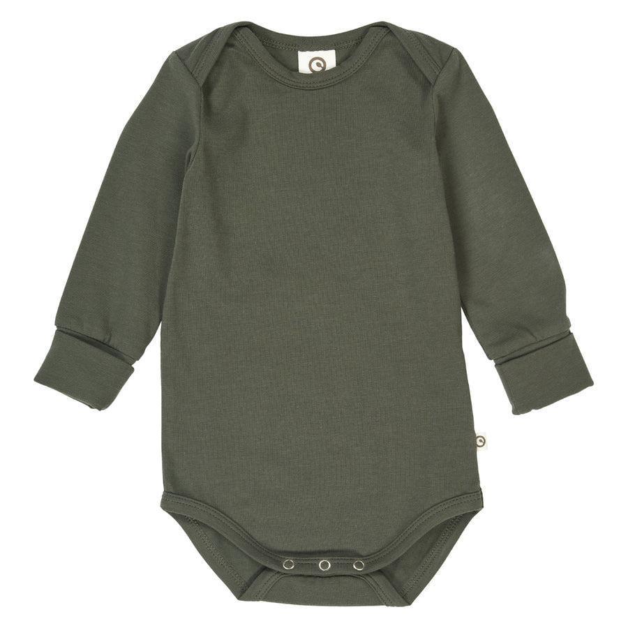 Боді дитяче для новонароджених Green Cotton 56 см Темно-зелений (25111213A)