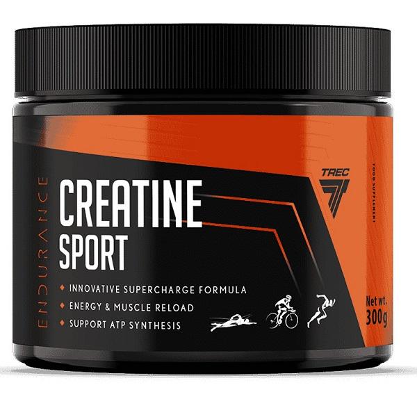 Креатин моногідрат Trec Nutrition Creatine Sport 300 g /60 servings/ Raspberry - фото 1