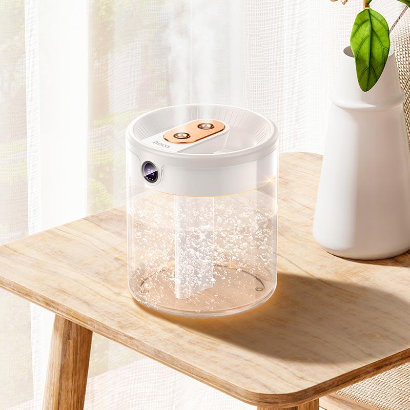 Зволожувач повітря Hoco Dual Spray HX31 з цифровим дисплеєм та двома режимами роботи 1,4 л Білий (28155072) - фото 4 Зволожувач повітря Hoco Dual Spray HX31 з цифровим дисплеєм та двома режимами роботи 1,4 л Білий (28155072) - фото 4