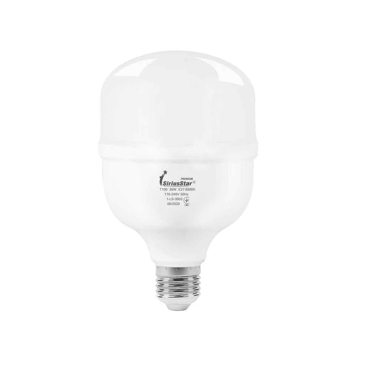 Светодиодная лампа промышленная SiriusStar 30W Т100 6500K E27 Белый (3002)