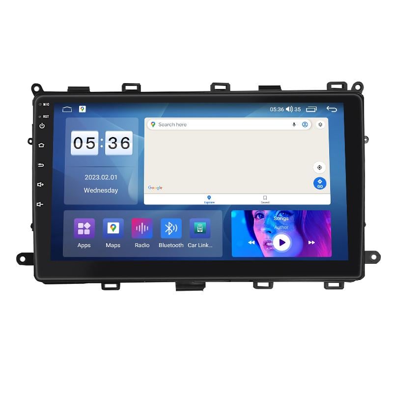 Автомагнитола Lesko для Toyota Corolla XI E160/E170 ver 2 2017-2019 экран 4/64Gb CarPlay 4G Wi-Fi GPS Prime 9" (22391832)