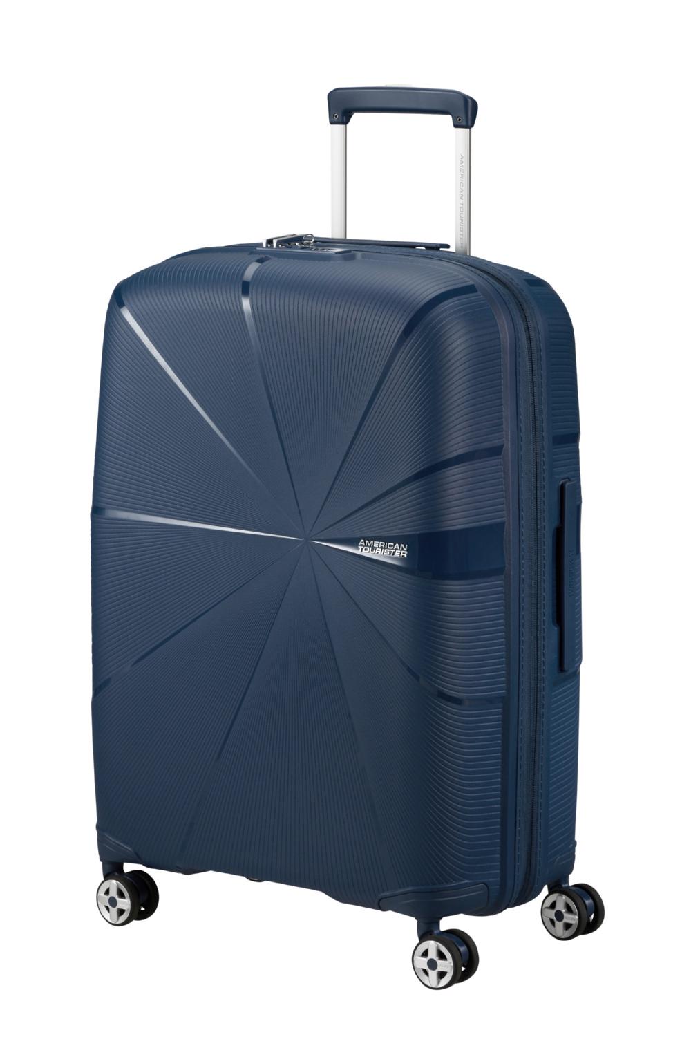 Валіза American Tourister STARVIBE 67х46х27-30 см Темно-синій (MD5*41003)