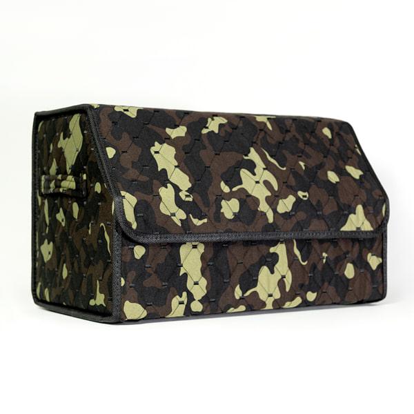 Сумка-органайзер в багажник CarsBAG 30x35x30 см Камуфляж хаки (acb-1039-30х35х30-2)