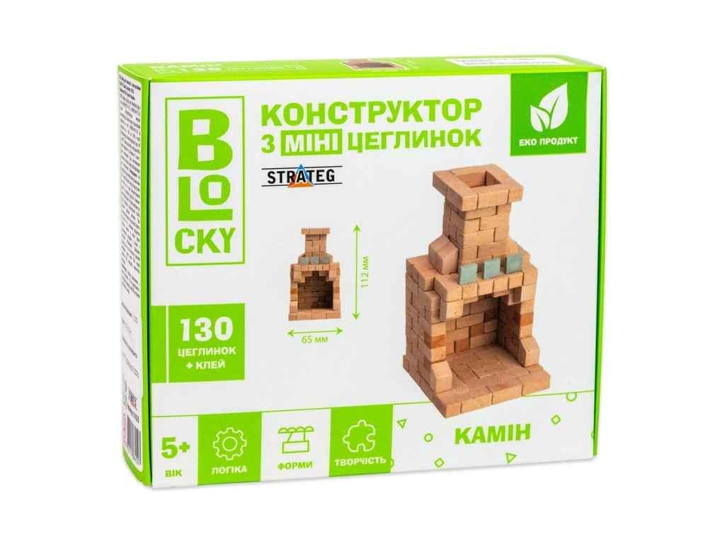 Набор строительный для творчества Strateg из мини-кирпичиков BLOCKY Камин (31025) Набор строительный для творчества Strateg из мини-кирпичиков BLOCKY Камин (31025)