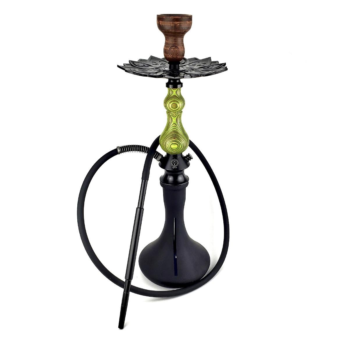 Кальян Karma Hookah 0.1 Green с колбой Craft Black Matt (034-283) - фото 1