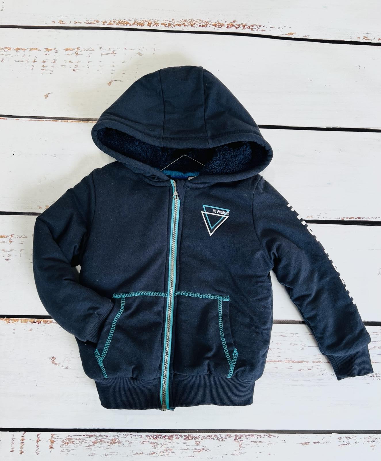 Кофта на молнии Lupilu для мальчика утепленная 98 см/104 см (084987)