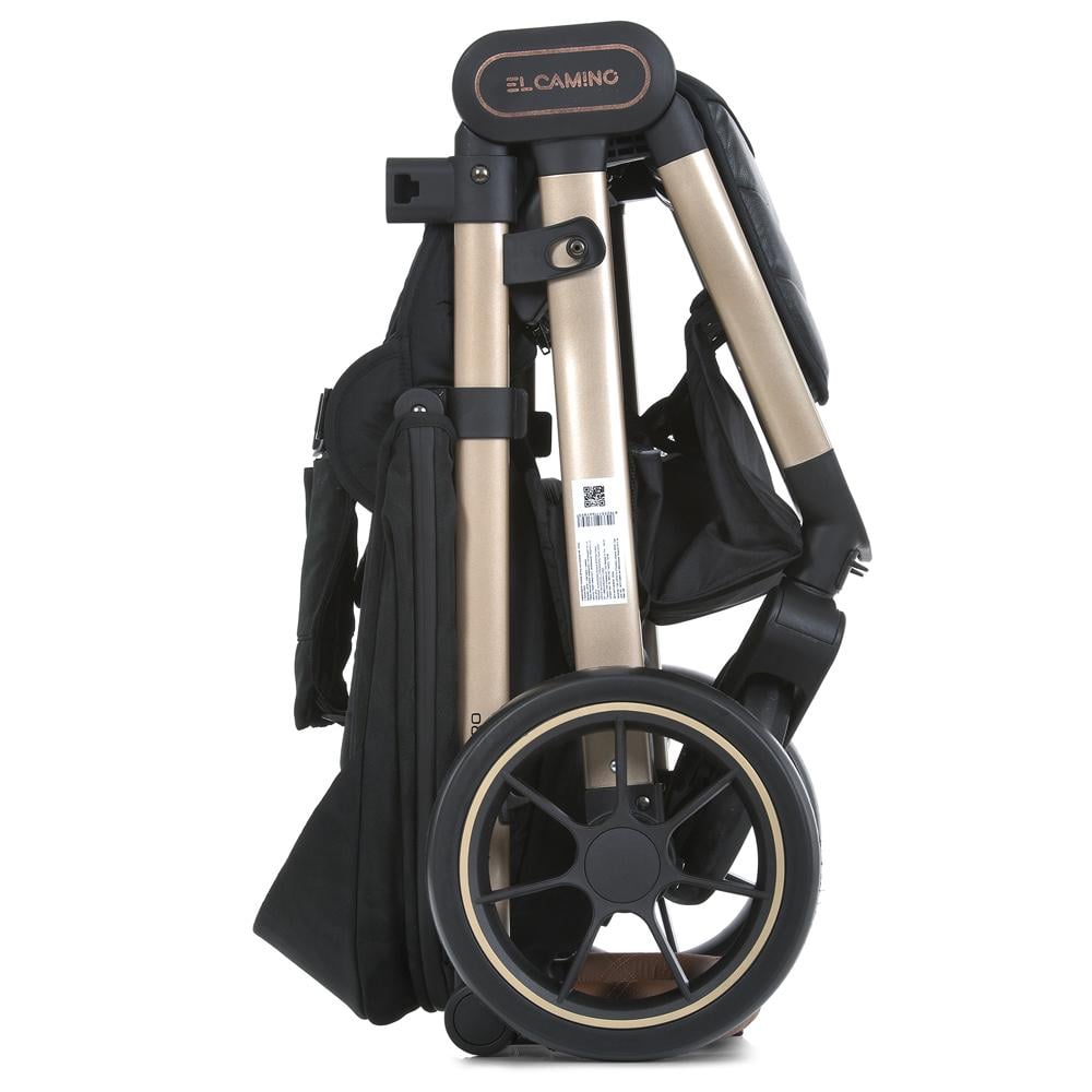 Коляска дитяча El Camino ME 1053G-2 DYNAMIC PRO Special Black - фото 19