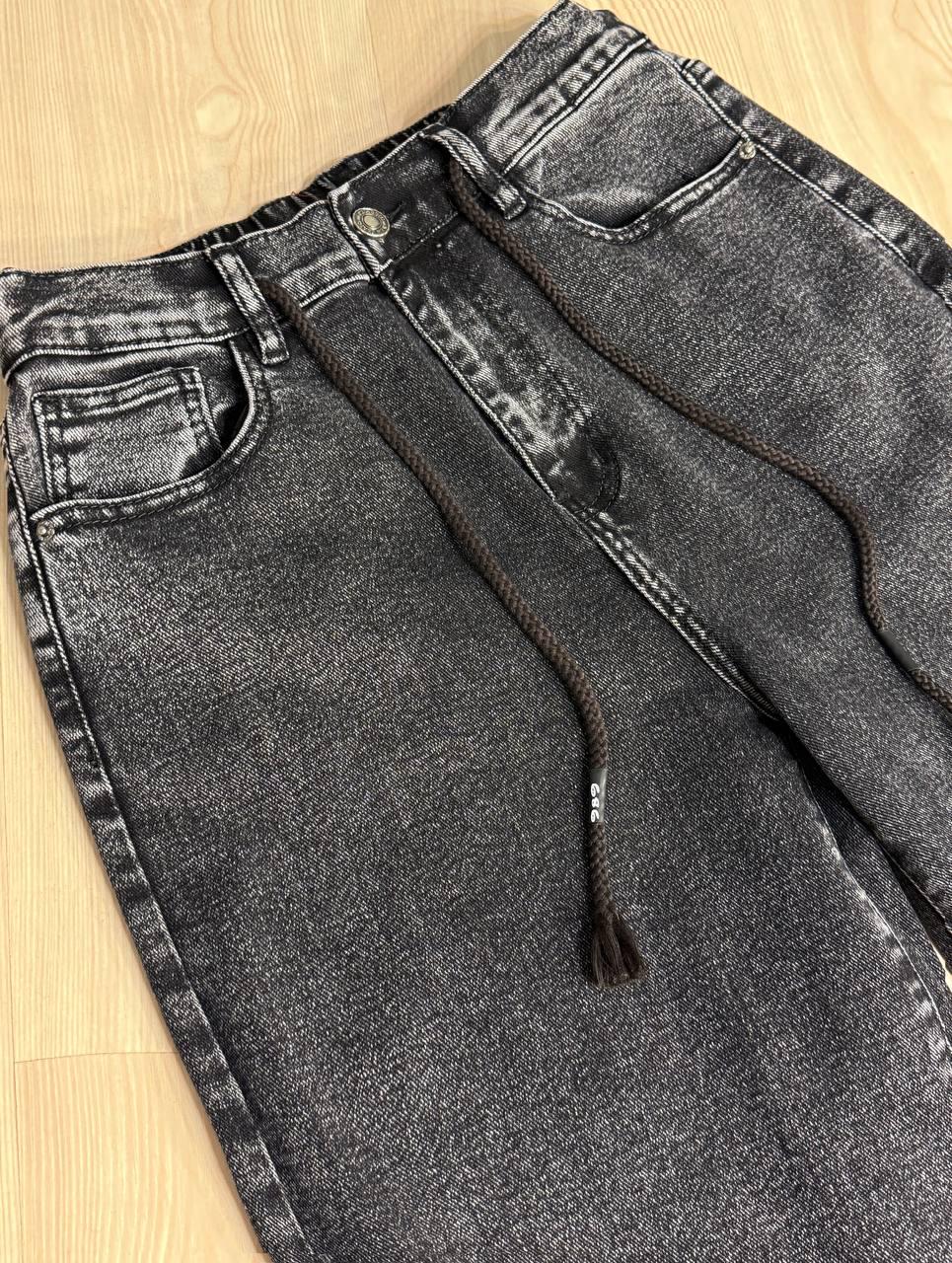 Джинси жіночі Vanver 82081 палаццо широкі талія на резинці зі шнурком р. З8 104 см 130 см Чорний - фото 2 Джинси жіночі Vanver 82081 палаццо широкі талія на резинці зі шнурком р. З8 104 см 130 см Чорний - фото 2