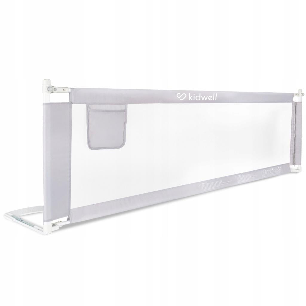 Бортик для кровати защитный Kidwell TIVA 160 см Серый (BALOTIV01A0)