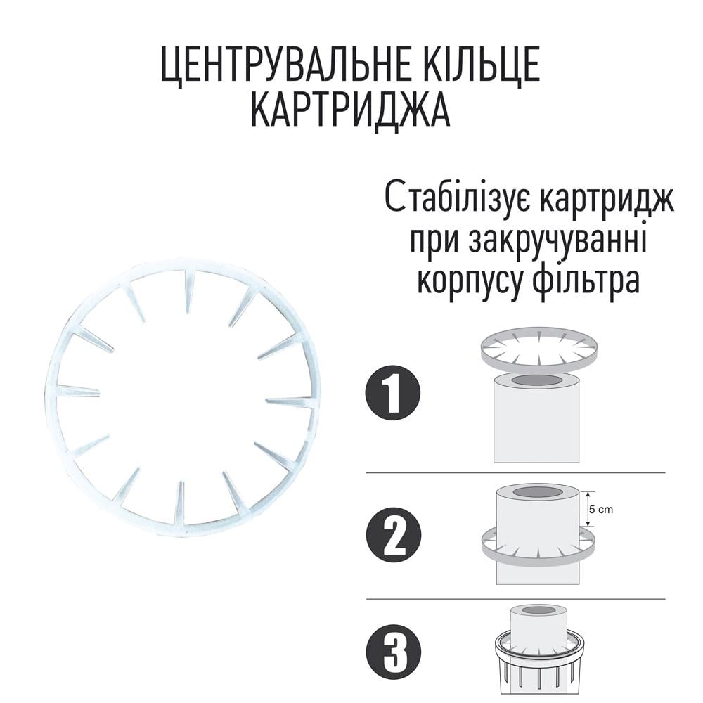 Фільтр для очищення води потрійний SANTAN Triple Arctic 3PS 1/2" корпус/кріплення/ключ без картриджа (332767) - фото 6