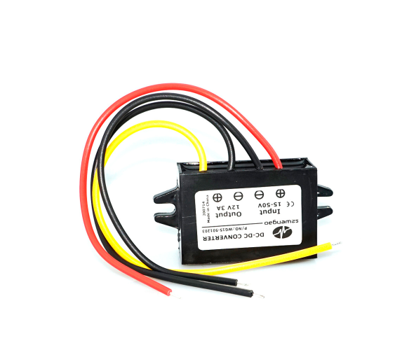 Інвертор напруги автомобільний VOLTRONIC DC/DC 12W 12V 1A Black (WG15-50S1201)