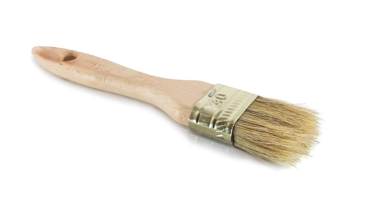 Пензель флейцевий малярний 40x14 мм - фото 1 Пензель флейцевий малярний 40x14 мм - фото 1