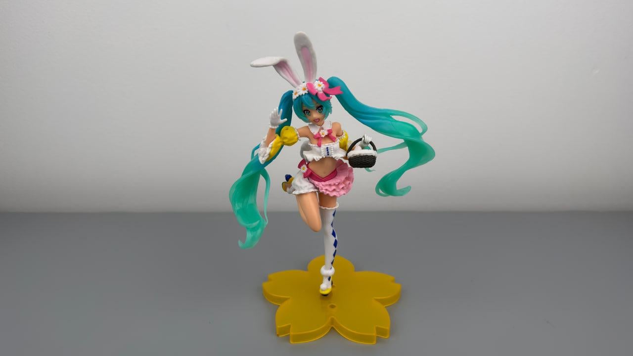 Фигурка коллекционная аниме статуэтка Хацуне Мику Hatsune Miku Kawaii с кроличьими ушками 23 см PVC (1506)