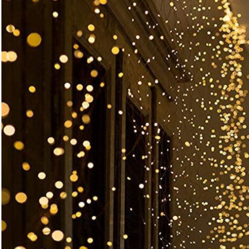 Гірлянда Кінський хвіст USB 400 LED 20 ниток 2,5 м Тепле біле світло (2479517007) - фото 4