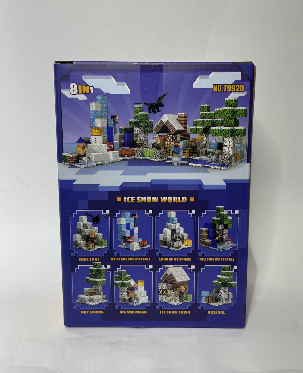 Конструктор магнитный Майнкрафт 52 дет. - фото 2 Конструктор магнитный Майнкрафт 52 дет. - фото 2