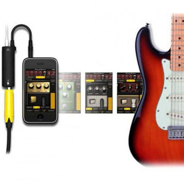 Аудиоинтерфейс Dynamode iRig Multimedia AmpliTube для подключения гитары к iPhone / iPod / iPad - фото 7